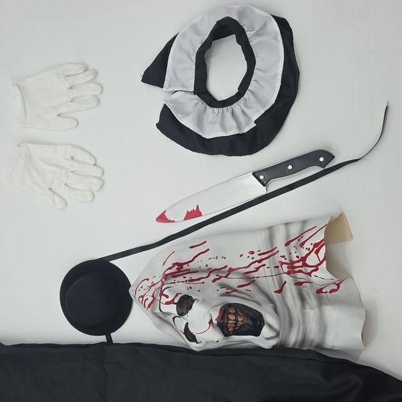 Killer Clown Costume Kids Medium - Picture 9 of 16